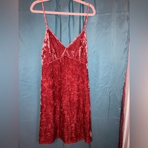 Urban outfitters velvet dress